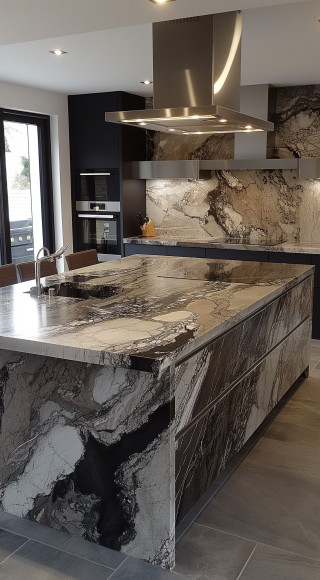 Vue de la réalisation d'un escalier d'extérieur