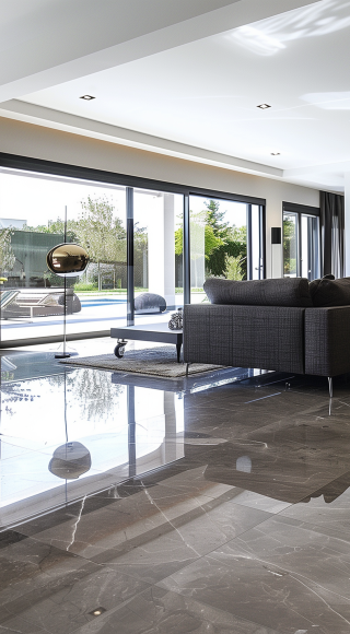 Vue de la réalisation d'un escalier d'extérieur